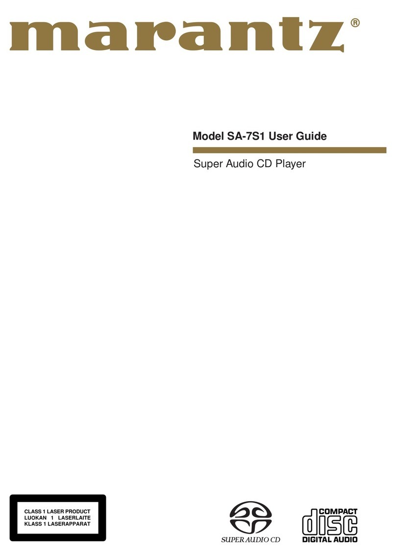 Marantz SA-7S1 user guide