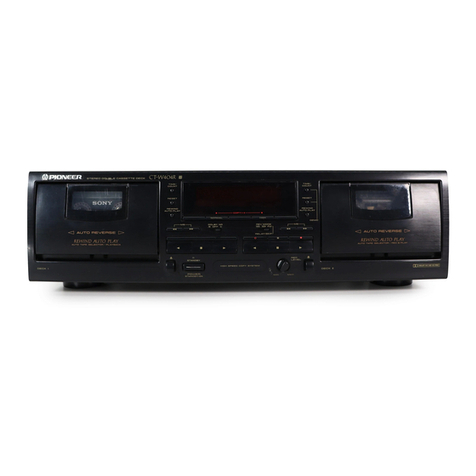 Pioneer CT-W404R User manual
