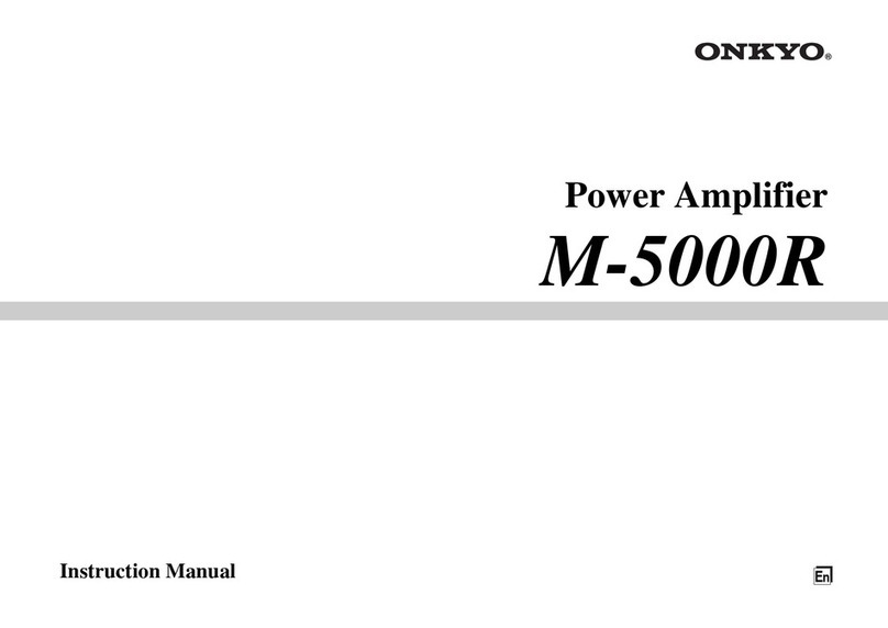 Onkyo M-5000R User manual