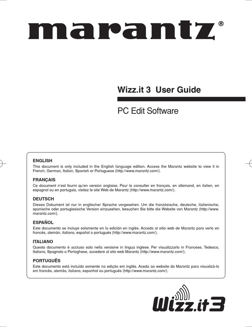 Marantz AV8003 user guide