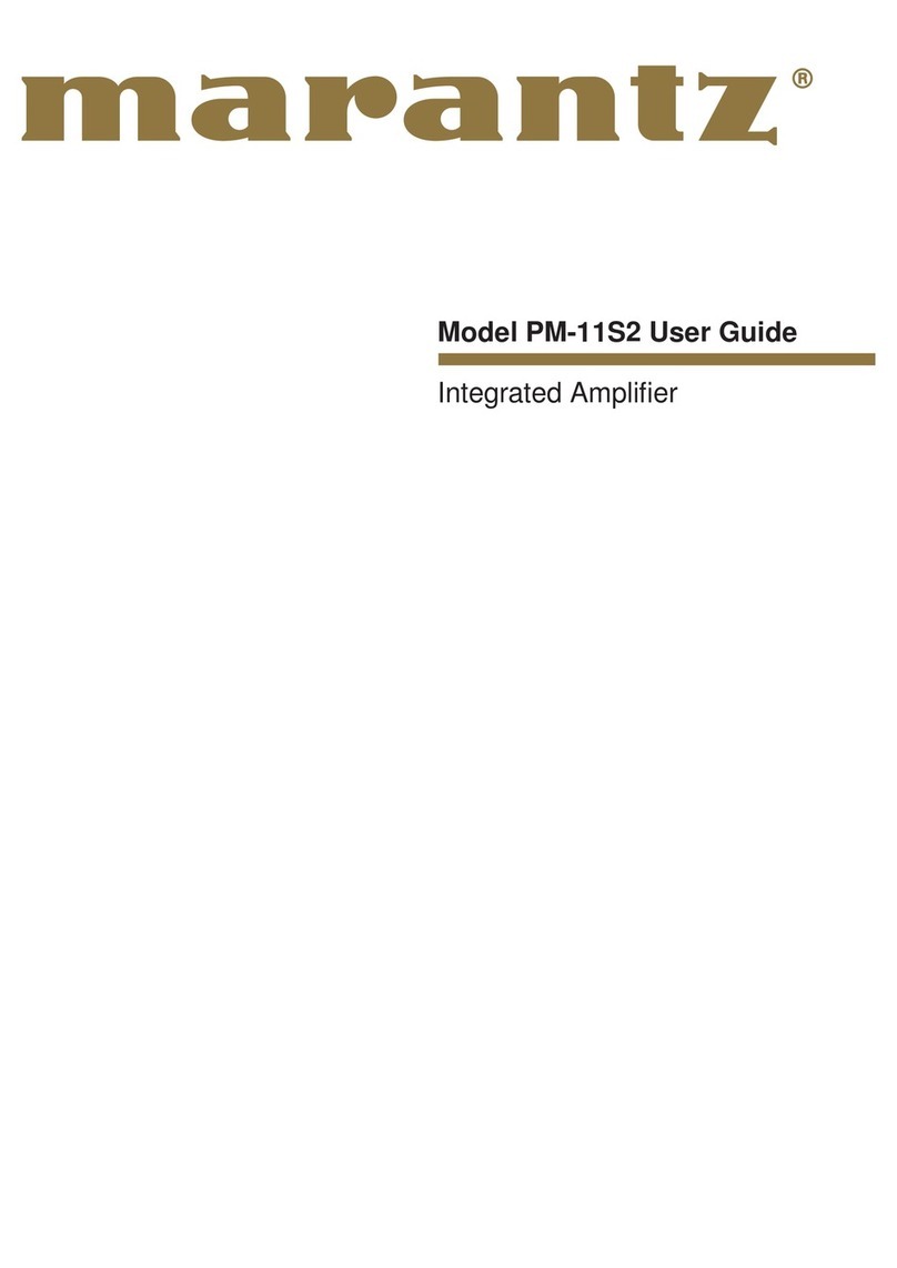 Marantz PM-11S2 User manual