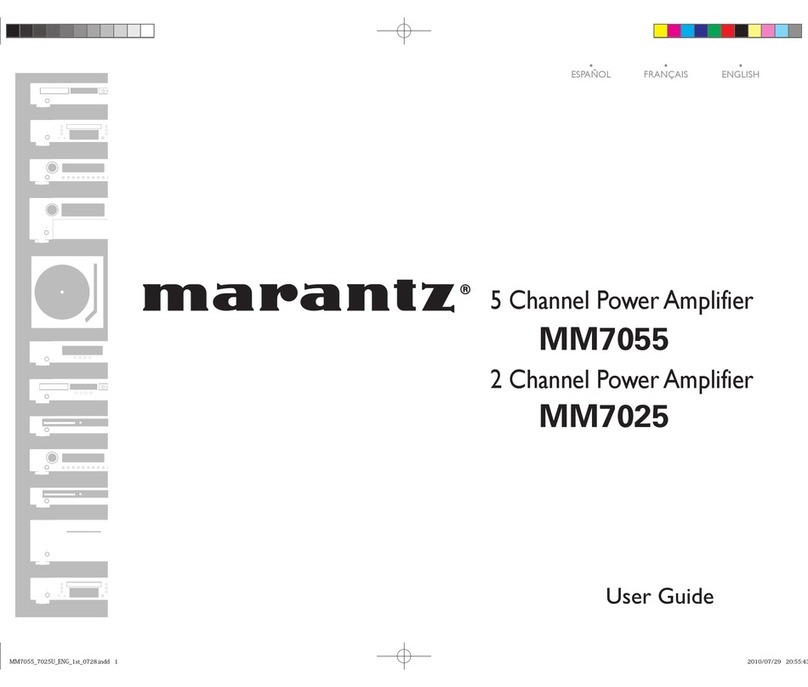 Marantz MM7025 User manual