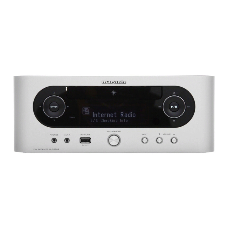 Marantz Melody Media M-CR603 Specification sheet