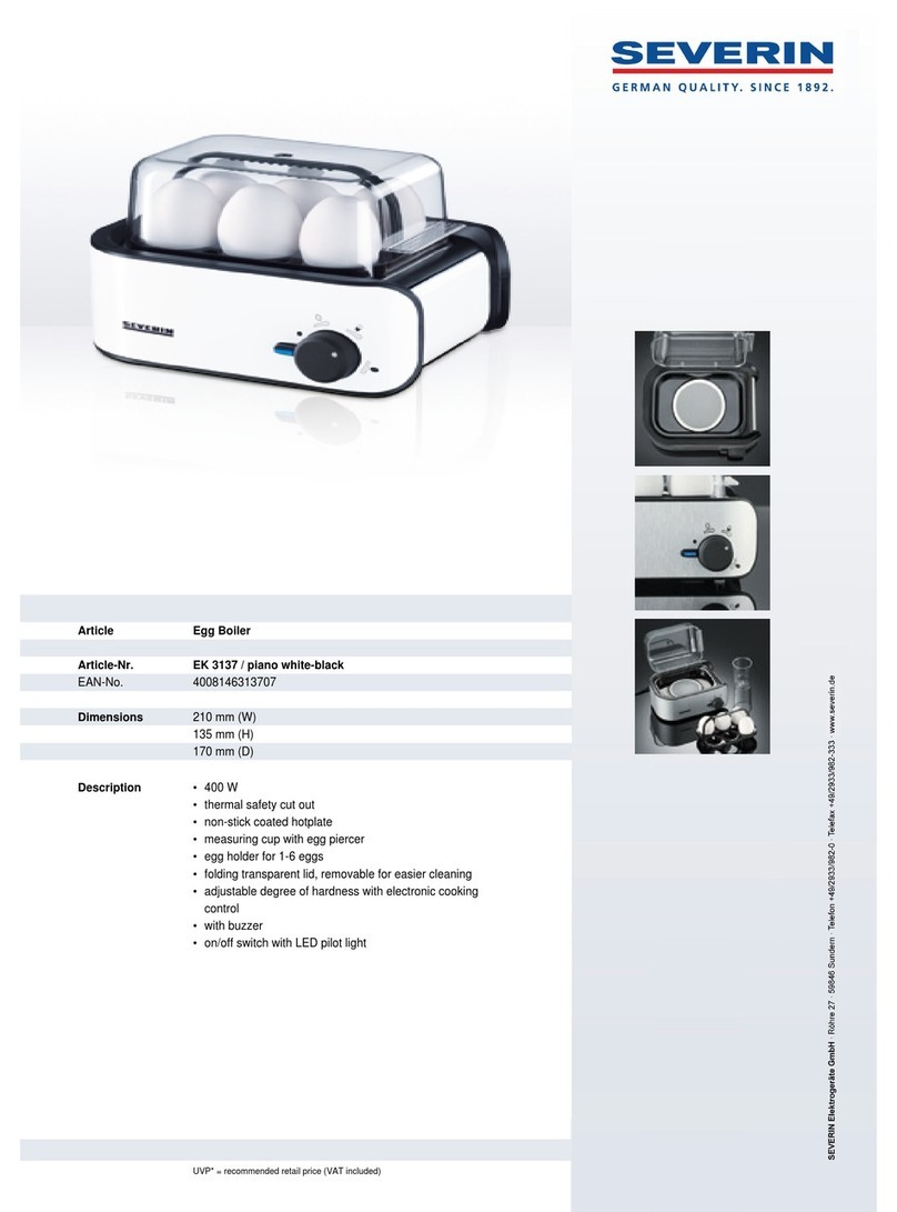 SEVERIN EK 3137 User guide