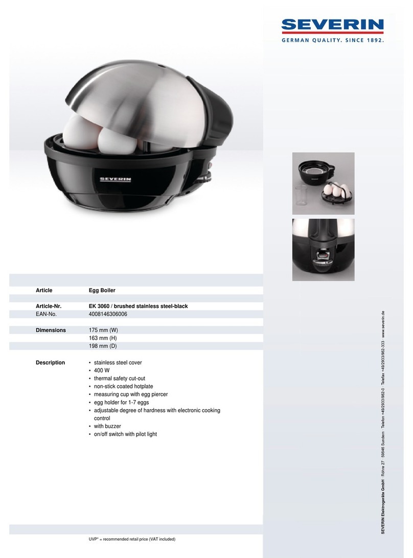 SEVERIN EK 3060 - User guide
