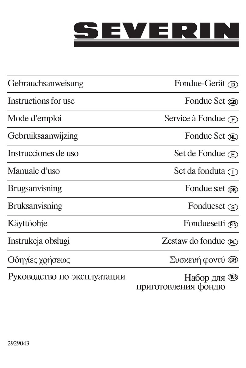 SEVERIN FO 2400 - User manual