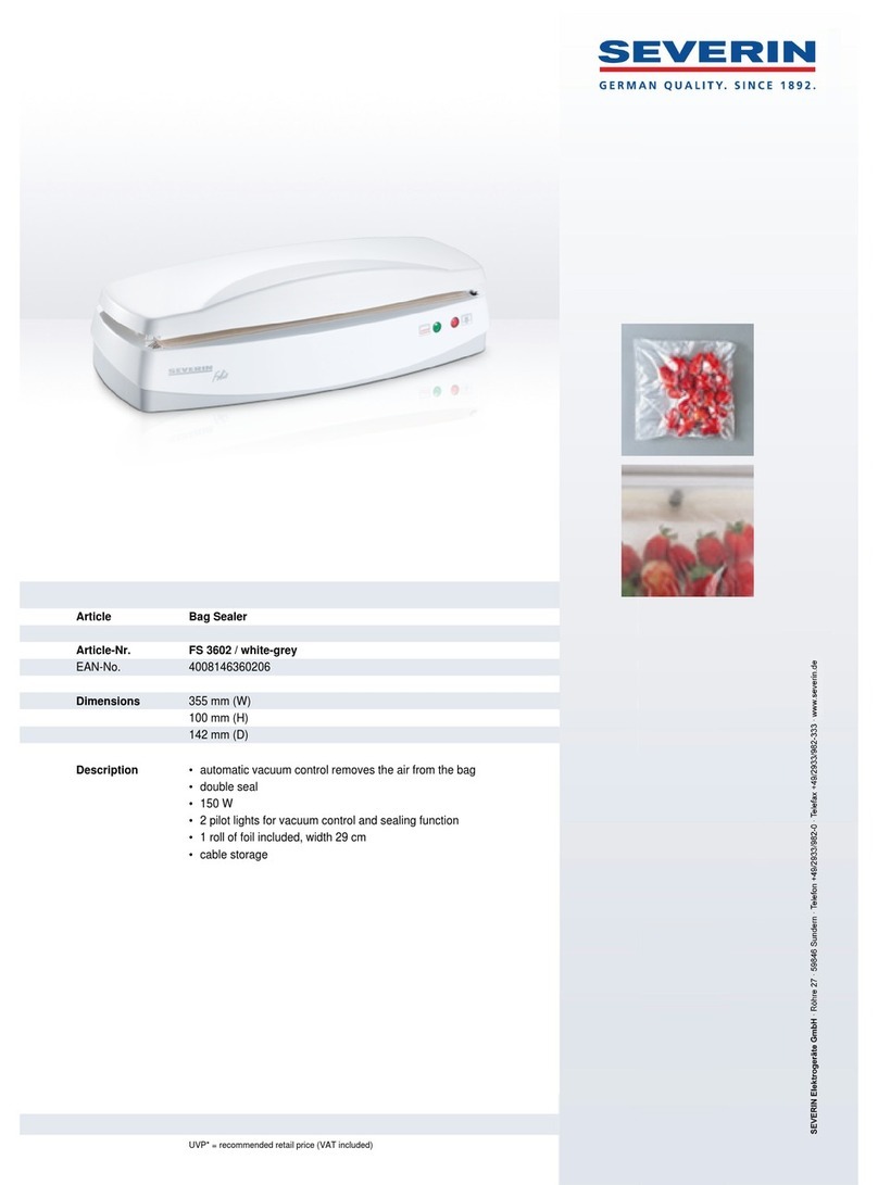 SEVERIN FS 3602 User guide