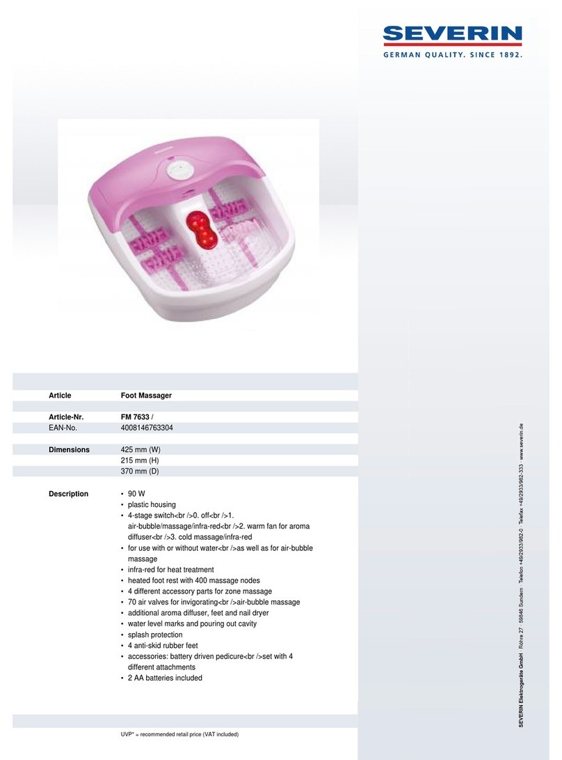 SEVERIN FM 7633 datasheet
