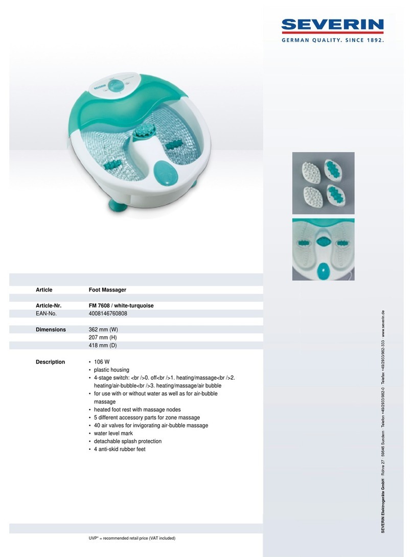 SEVERIN FM 7608 Dimensions