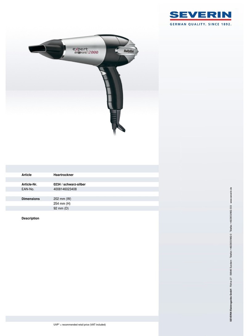 SEVERIN EXPERT 2000 0234 User guide SEVERIN EXPERT 2000 0234 User guide