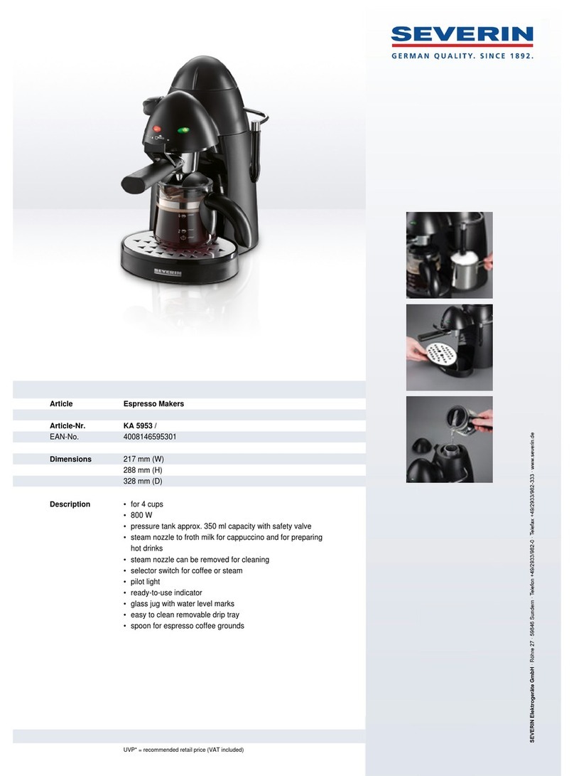 SEVERIN KA 5953 User guide