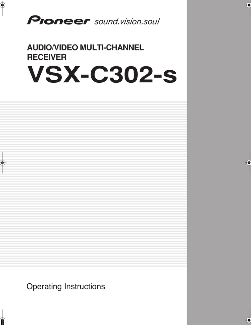 Pioneer VSX-C302-S operating instructions