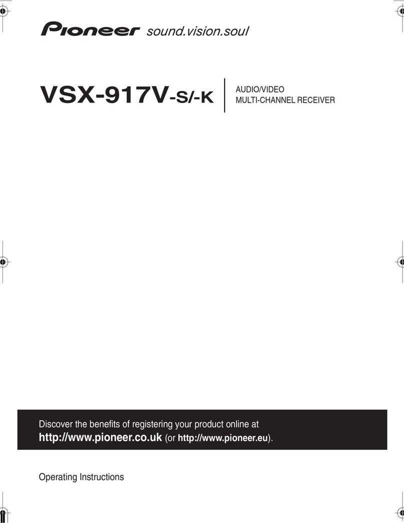 Pioneer VSX-917V-S User manual