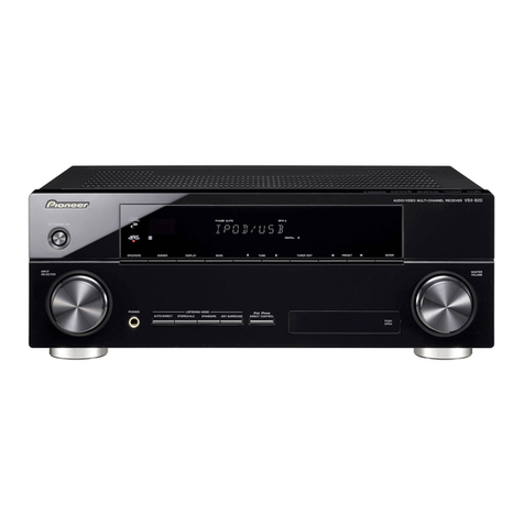 Pioneer VSX-820-K operating instructions