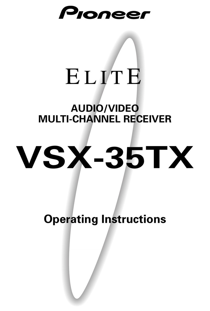 Pioneer Elite VSX-35TX operating instructions