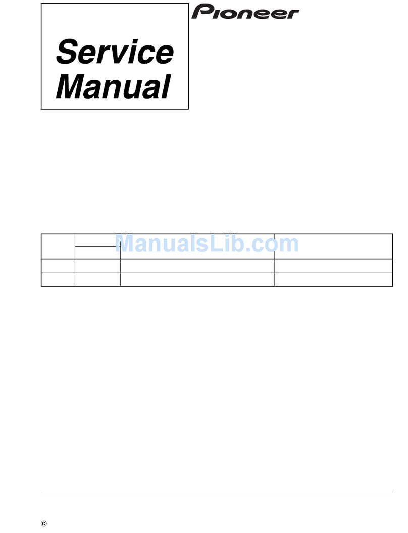 Pioneer PD-F958 Service manual