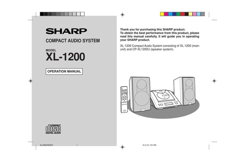 Sharp XL-1200 User manual Sharp XL-1200 User manual