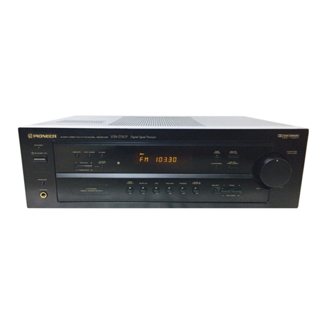 Pioneer VSX-D307 User manual