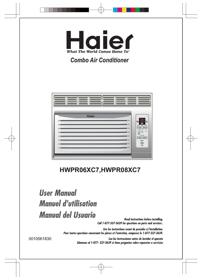Haier HWPR06XC7 User manual Haier HWPR06XC7 User manual