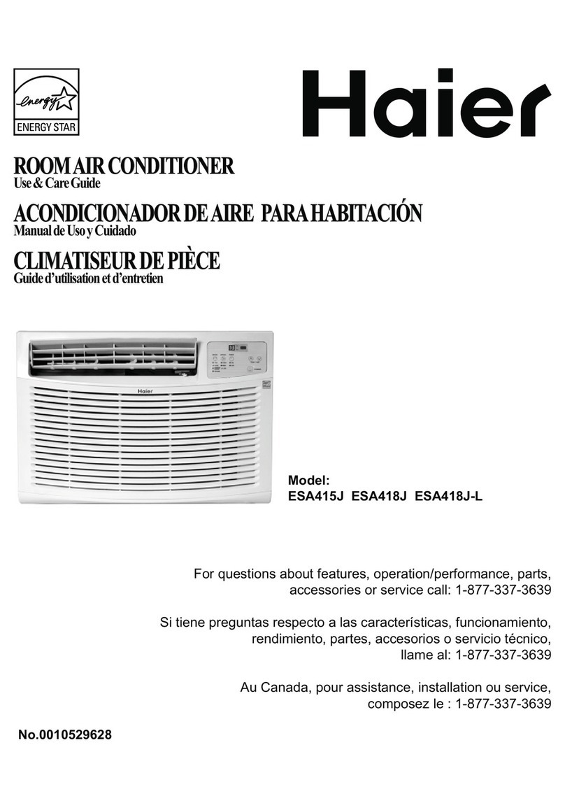 Haier ESA415J-115V User manual Haier ESA415J-115V User manual