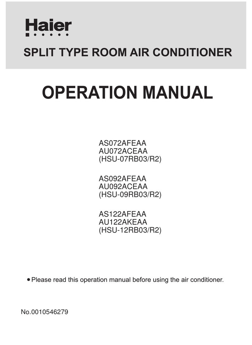 Haier HSU-07RB03 User manual