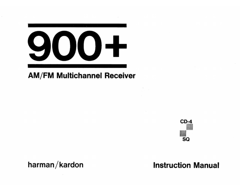 Harman Kardon 900 User manual