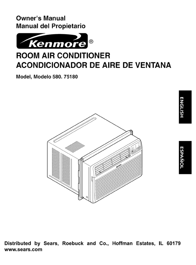 Kenmore 75180 18,000 User manual