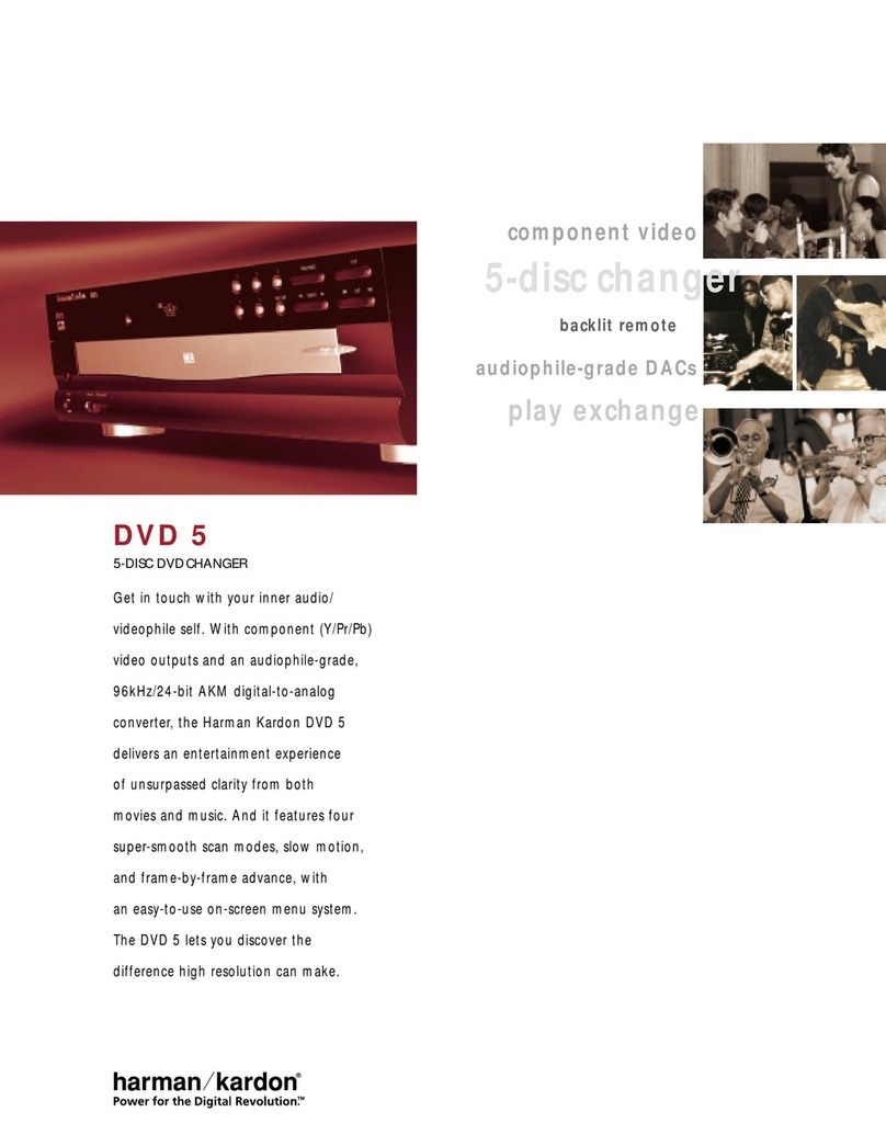Harman Kardon DVD 5 Specifications