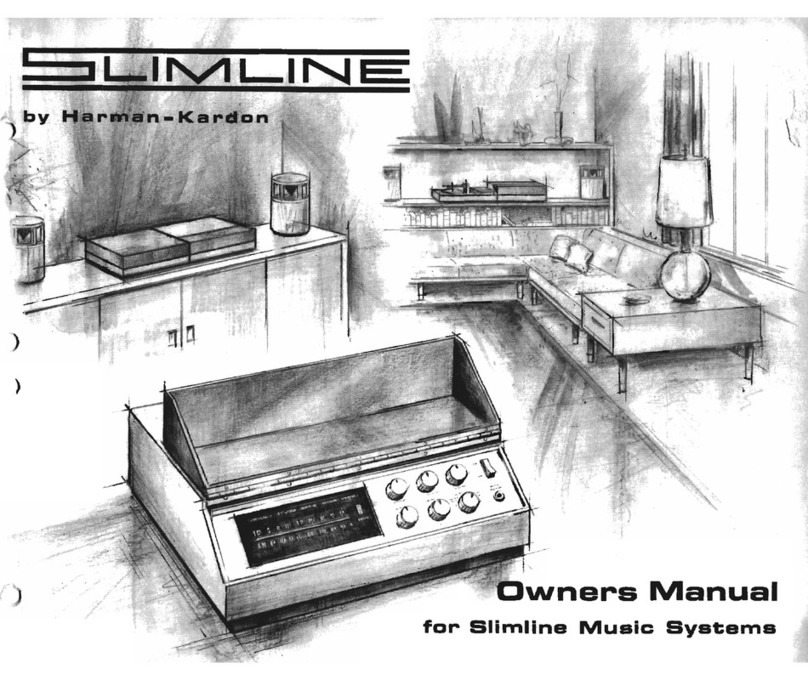 Harman Kardon Slimline PC13 owner's manual