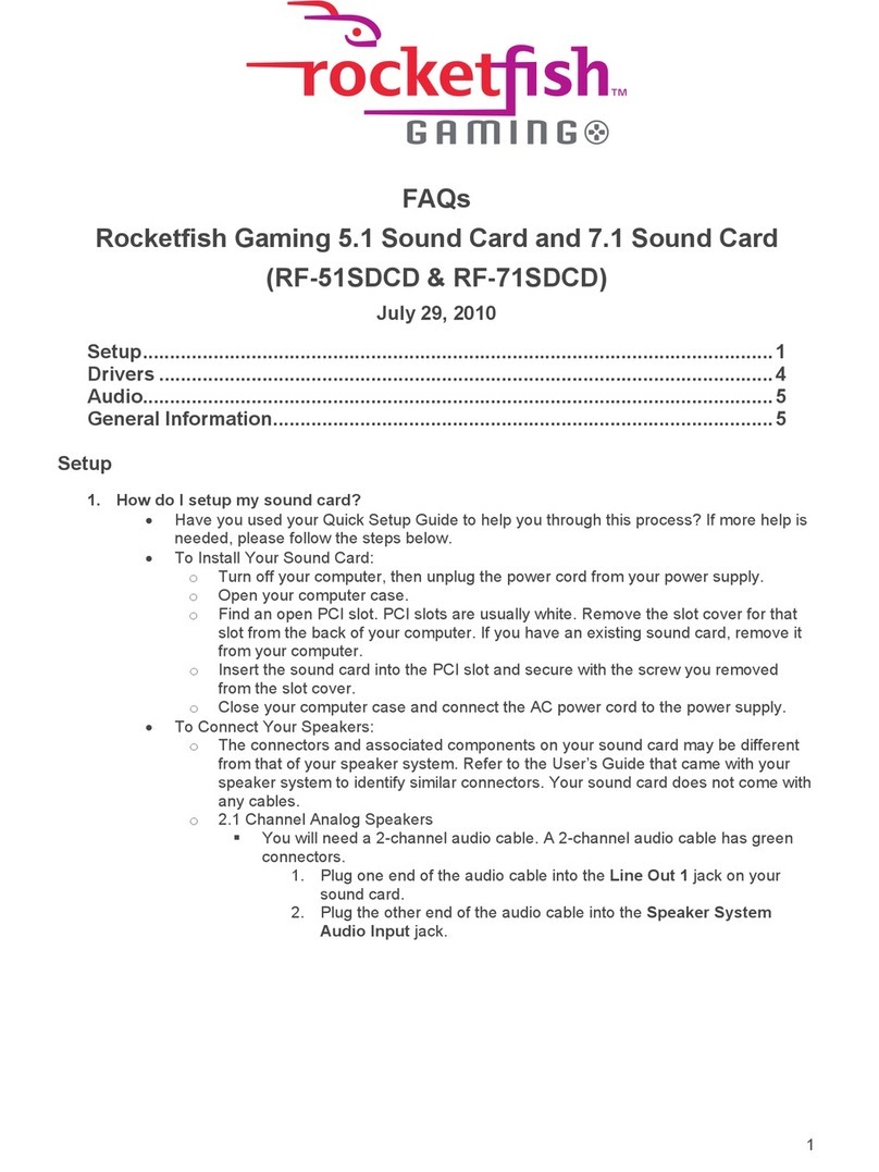 Rocket Fish RF-51SDCD Faq