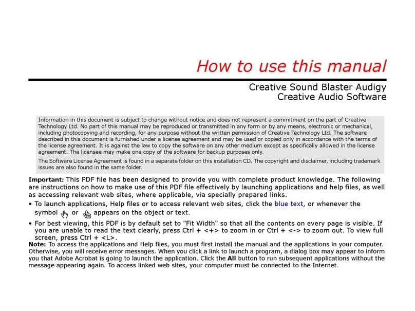 Creative Sound Blaster Audigy SB0090 How to use