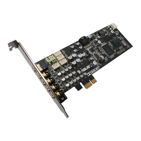 Asus XONAR DX quick start guide
