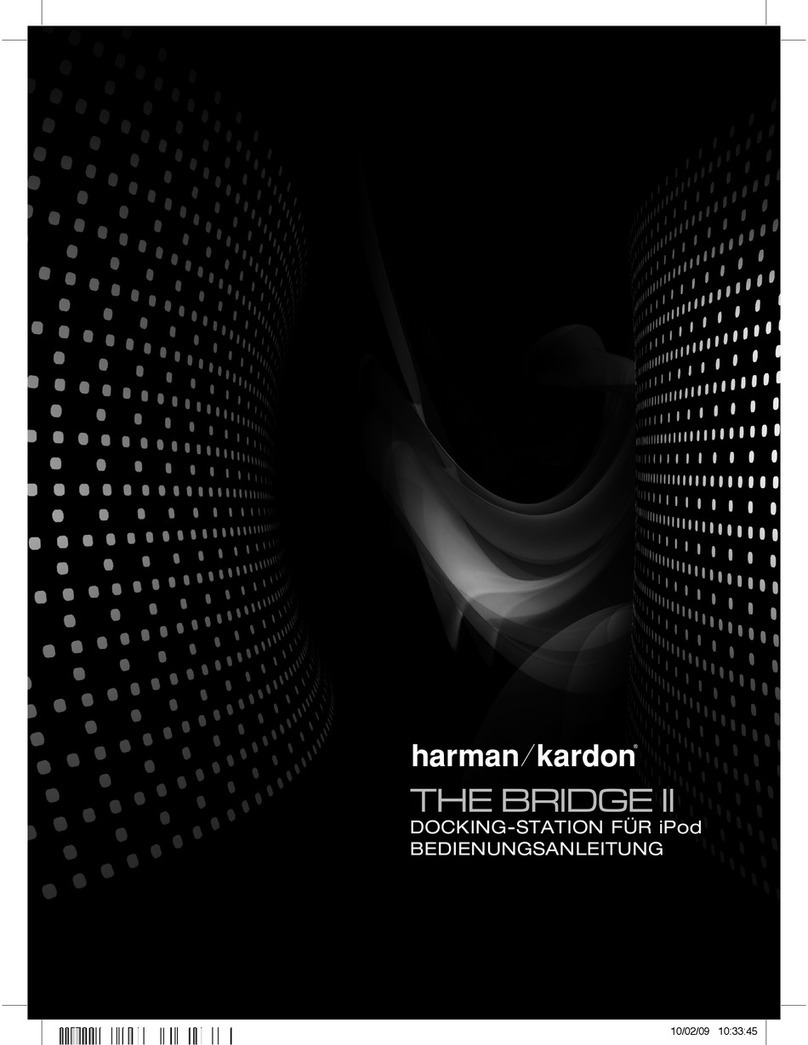 Harman Kardon THE BRIDGE II Bedienungsanleitung Harman Kardon THE BRIDGE II Bedienungsanleitung