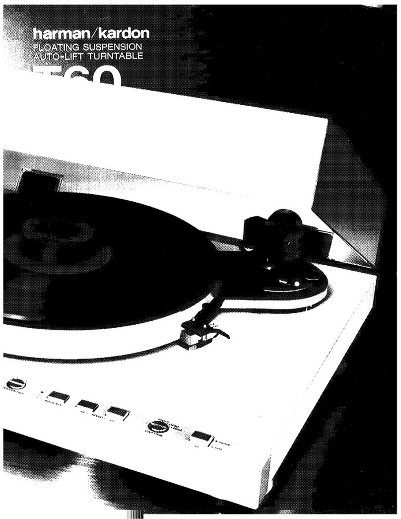 Harman Kardon T-60 User manual Harman Kardon T-60 User manual