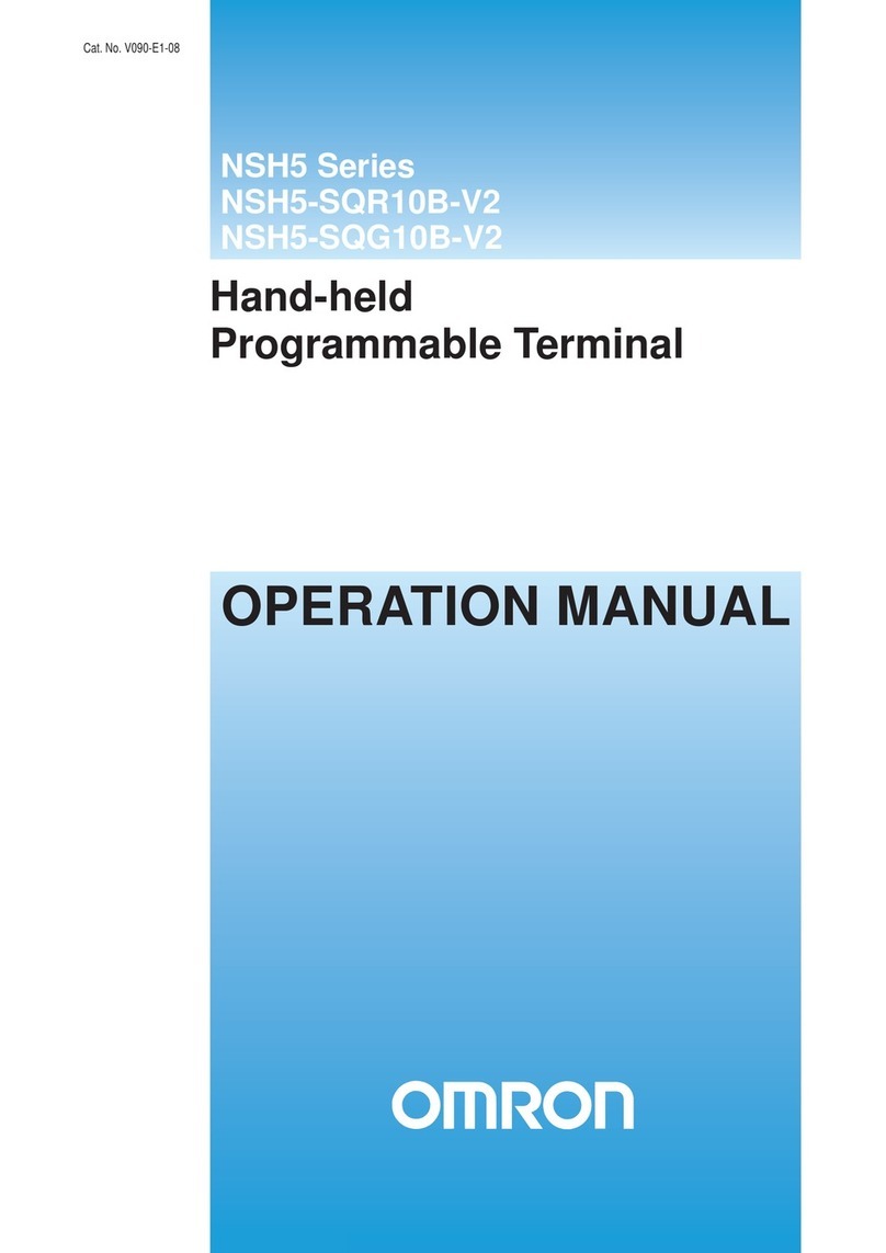 Omron NSH5 User manual