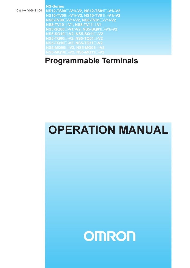 Omron NS - REV 04 Operation manual