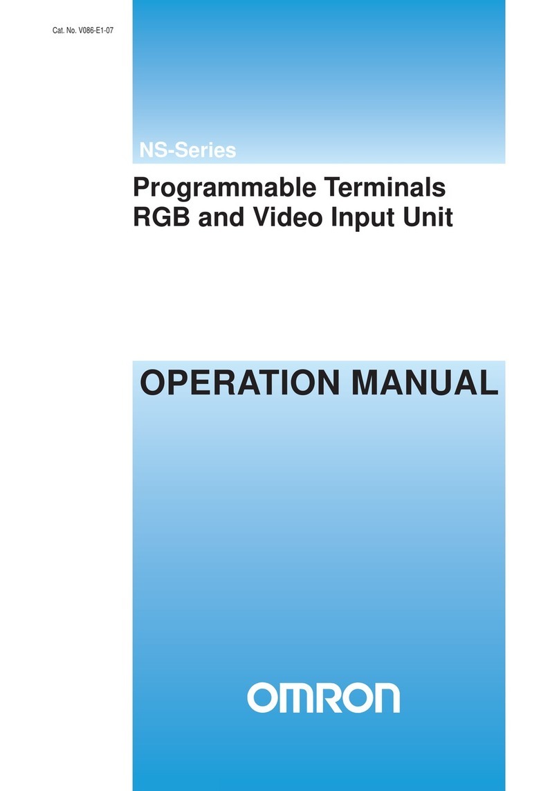 Omron NS -  2 Operation manual