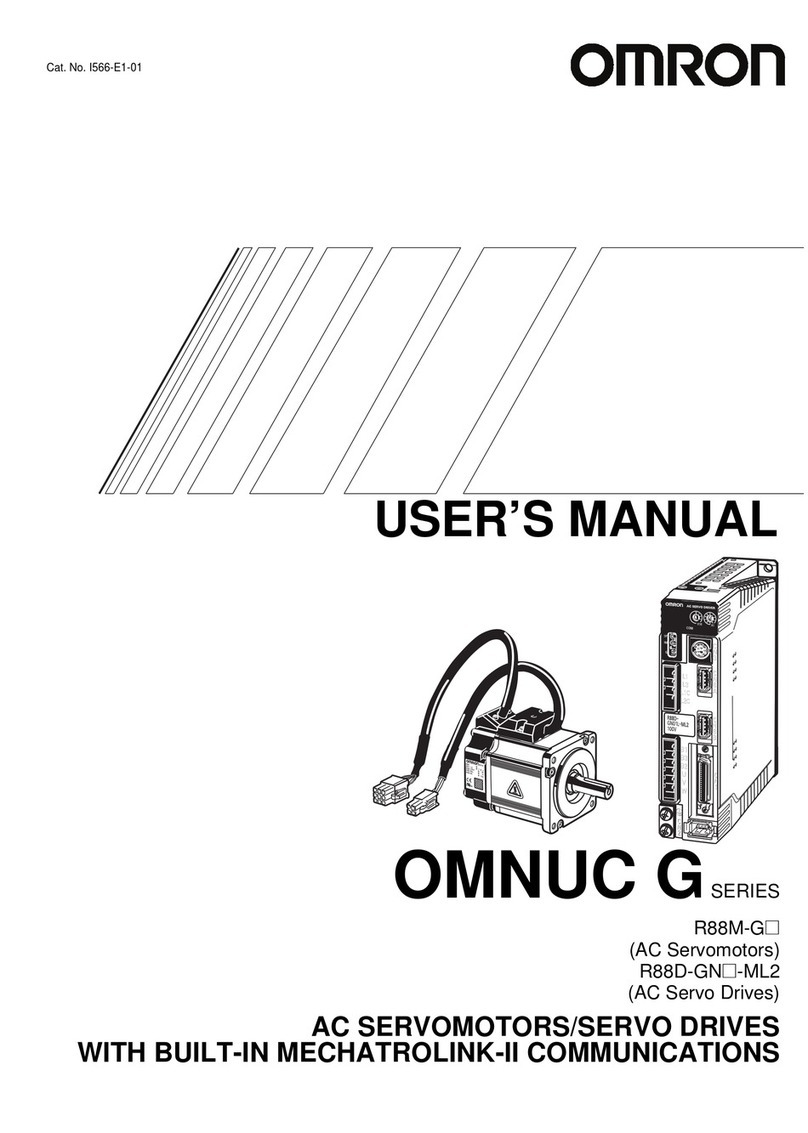 Omron OMNUC G User manual