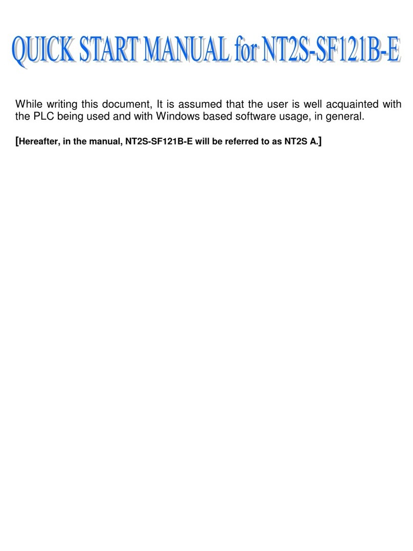 Omron NT2S-SF121B-E - Instruction manual