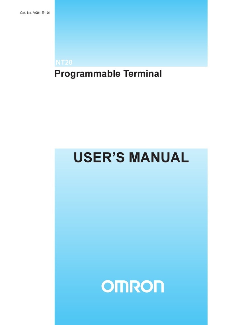 Omron NT20 user manual