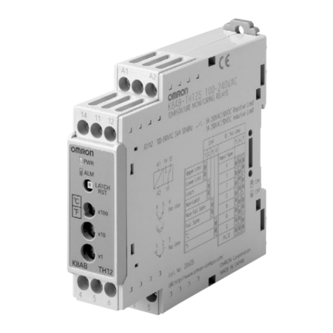 Omron K8AB-TH User manual Omron K8AB-TH User manual