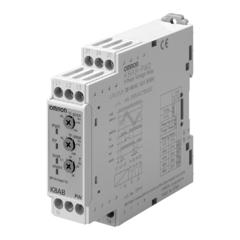 Omron K8AB-PW User manual