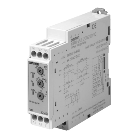 Omron K8AB-VS Series User manual