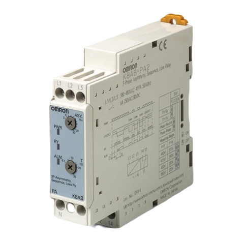 Omron K8AB-PA1 User manual