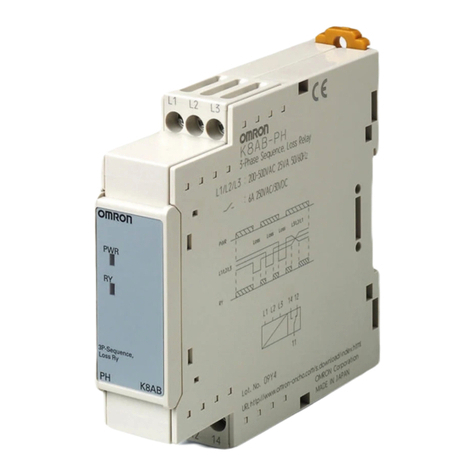 Omron K8AB-PH User manual Omron K8AB-PH User manual
