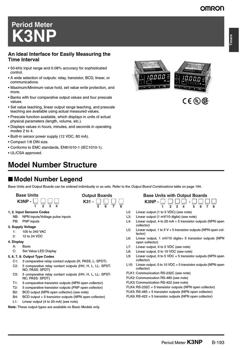 Omron K3NP manual
