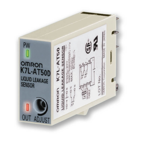Omron K7L-AT50 User manual Omron K7L-AT50 User manual