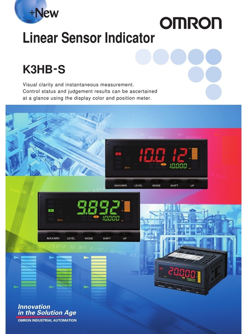 Omron K3HB-S datasheet