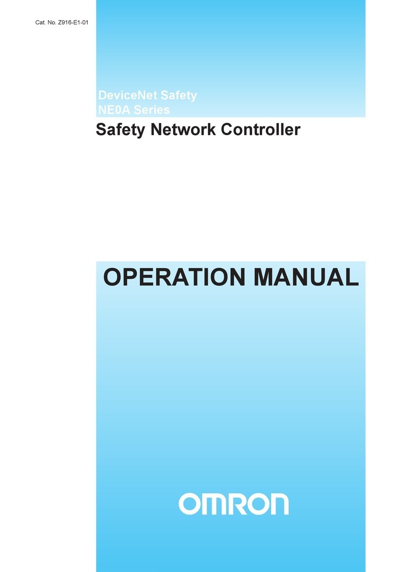 Omron DeviceNet Safety NE0A Series User manual