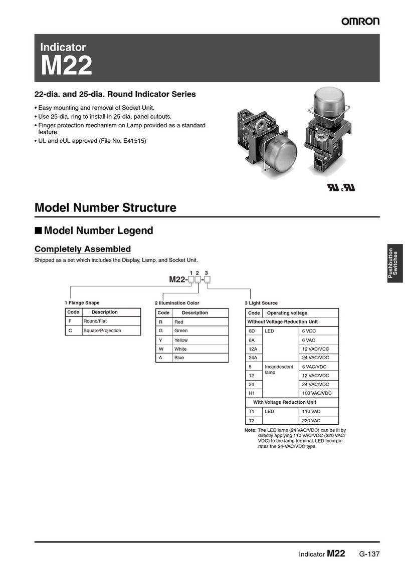 Omron M22 User manual